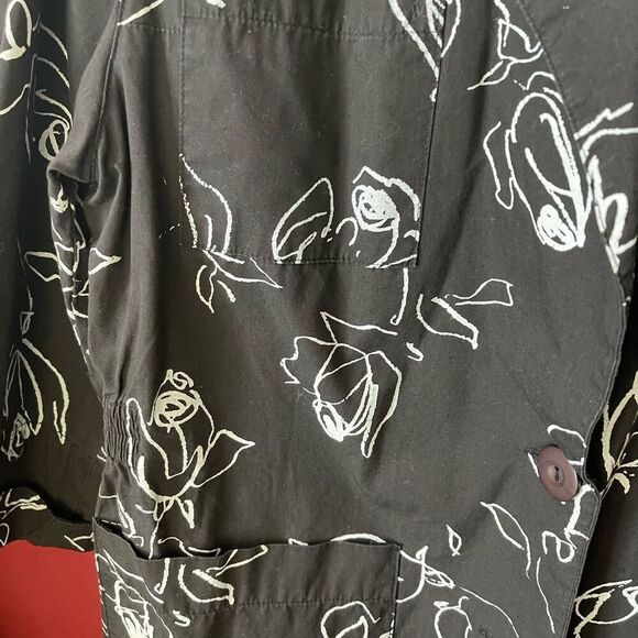 Vintage Ninon depends size L 100% cotton jacket - Picture 6 of 7